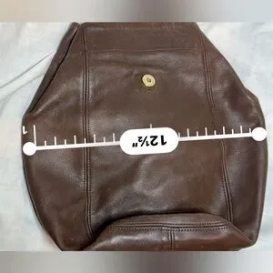 Vintage Legacy Brown Coach Leather One Shoulder Backpack Made in USA Coach | Bags | Vintage Legacy Brown Coach Leather One  main image 3